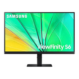 SAMSUNG 27 ViewFinity S6 (S60D) Series QHD High Resolution Computer Monitor, 100Hz, HDR10, Multiple Ports w/ HDMI, DisplayPort, USB-A, Easy Setup, Height Adjustable Stand, LS27D606EANXGO, 2024 27-inch QHD HDMI only