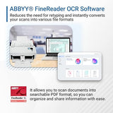 Visioneer Patriot PD45 Scanner, USB Duplex Office Document Scanner for PC and Mac, 50 PPM, Automatic Document Feeder (ADF), White