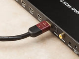 Monoprice High Speed HDMI Cable - 25 Feet - Black, Active, 4K @ 60Hz, 18Gbps, 28AWG, YUV 4:2:0, CL2 - Cabernet Ultra Series 25'