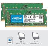 Crucial 32GB Kit (16GBx2) DDR4 2666 MT/s (PC4-21300) CL19 DR x8 SODIMM 260-Pin for Mac - CT2K16G4S266M 32GB Kit (2x16GB) 2666MHz