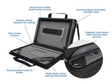 MAXCases Explorer 5 Work-In Case w/Pocket 11 (Black)