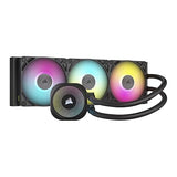 Corsair iCUE Link Titan 360 RX RGB Liquid CPU Cooler – 360mm AIO – 3X RX120 RGB Fans Included – Fits Intel LGA 1851/1700, AMD AM5/AM4 – iCUE Link System Hub Included – Black Black 360mm AIO