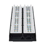 Eaton Tripp Lite Series 48-Port Patch Panel for PoE Applications, Cat5/Cat5e/Cat6, Type 4 PoE++ (4PPoE), RJ45 Ethernet, 2U Rackmount, Black, TAA Compliant, Lifetime Manufacturer's Warranty (N252-P48)