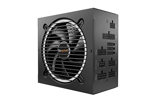 Pure Power 12 M 850W, ATX 3.0, 80 Plus® Gold, Modular Power Supply, for PCIe 5.0 GPUs and GPUs with 6+2 pin connectors, 12VHPWR Cable Included, Silent 120mm be quiet! Fan - -BN506