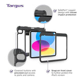 Targus - SafePort Clear Case Compatible with iPad (10th gen.) 10.9-Inch – Military Grade Tablet Protection – Built in Kickstand (THD941GL)