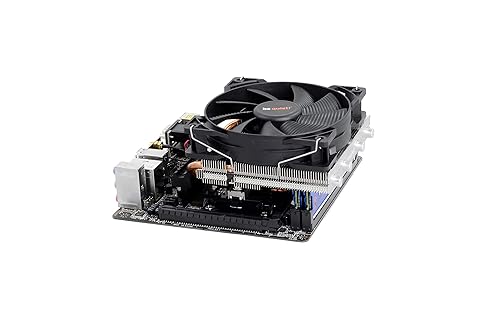 be quiet! Shadow Rock LP 130W TDP Low Profile CPU Cooler | Intel Compatible 1700 1200 1150 1151 1155 2011 Square ILM | AMD-AM4 | Silver | BK002