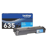 Brother Genuine TN635C Standard Yield Cyan Toner Cartridge, 1 Pack