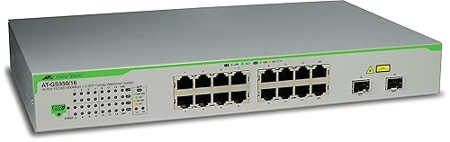 ALLIED TELESIS 16-Port Managed Switch (AT-GS950/16PS-10)