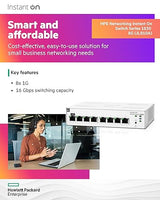 Aruba Instant On 1830 8-Port Gb Smart Switch | Fanless | US Cord (JL810A#ABA)