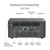ASUS NUC 15 Pro Tall Barebones Mini PC with Intel Series 2 Core Ultra 7 255H, up to 96GB DDR5 RAM, Dual Storage, Thunderbolt™ 4, Wi-Fi 7 & Bluetooth 5.4, Toolless Chassis Access, VESA Mount Included