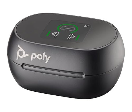 Poly Touchscreen Charging Case Black Voyager Free 60+ UC (USB-A)