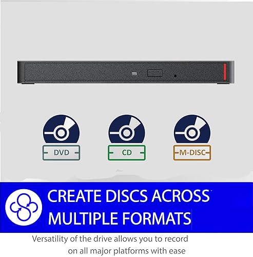 BUFFALO MediaStation 8X Portable DVD Writer with M-DISC Support