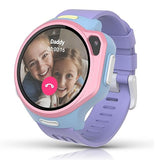 myFirst Fone R2 (North America Version) Kids Smartwatch with eSIM Video Calls Messaging Real-Time GPS Tracking SOS Button Safety Alerts Music Player Gift for Girls (Cotton Candy Mix)