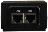Ubiquiti 48volt Dc 24watt Gigabit Poe Adapter - Provides Earth Grounding and Surge Protection - Protects Against Esd Events - Poe RJ45 Shielded Socket