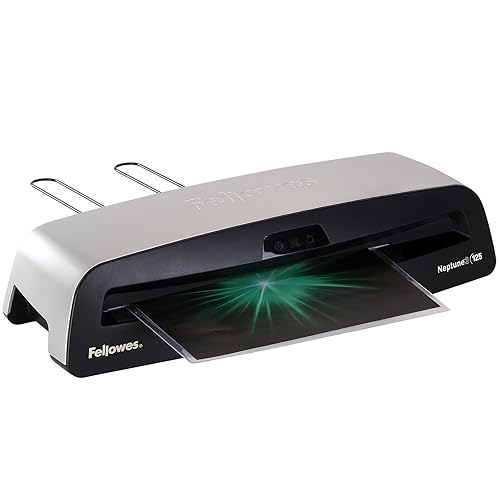 Fellowes Neptune3 Advanced 4-Roller Laminator -7 mil Lamination Thickness, Silver, Black, 4.6 x 20 x 5.5, 5721401