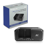 Vantec JX, USB 3.2 Gen 2x1, Triple Bay Dock (Dual M2, SATA) with Clone Function (NST-DM12C31)