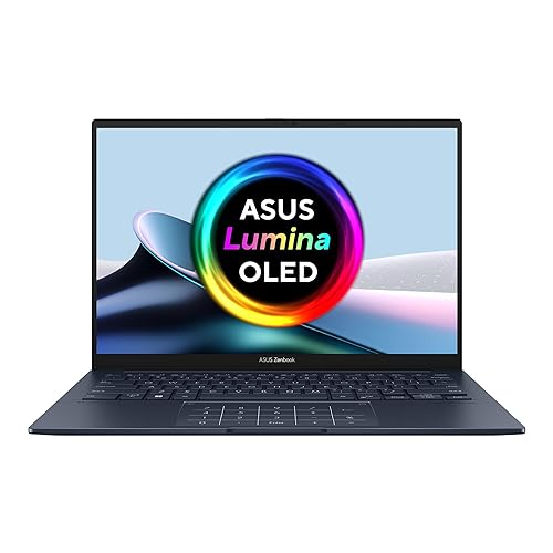 ASUS ZenBook 14 OLED Laptop, AI Ready, 14” 3K OLED Touch Display, Intel® Core™ Ultra 5 125H CPU, Intel® Arc™ Graphics, 16GB RAM, 512GB PCIe SSD, Windows 11 Home, Ponder Blue, UX3405MA-DS51T-CA