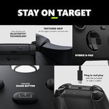 Xbox Core Wireless Gaming Controller + USB-C Cable – Carbon Black – Series X|S, One, Windows PC, Android, and iOS - Controller + USB C Cable Edition