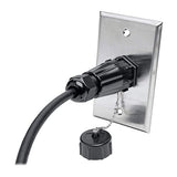 Tripp Lite 4K HDMI Coupler (F/Industrial Coupler, Wall Plate Coupler, 4K @ 60 Hz, IP67 Rated, Dust Cap, Black (P569-000-FF-Ind)