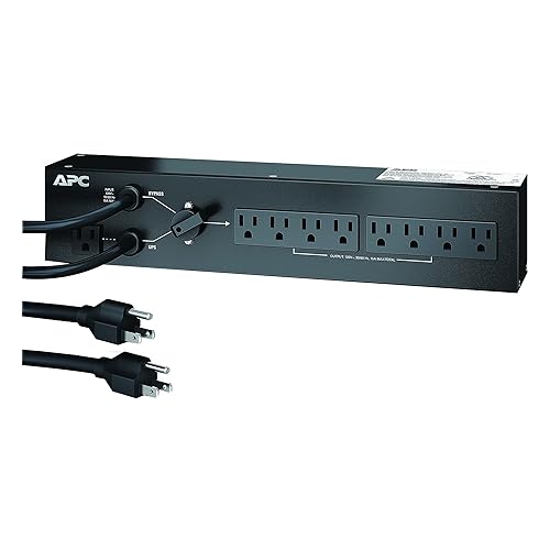 APC Service Bypass Panel PDU 120V CPNT 15A BBM 5-15P 8X5-15R