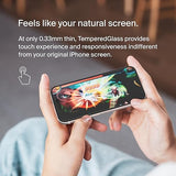 Belkin ScreenForce TemperedGlass Treated Screen Protector for iPhone 16, 15 and 14 Pro - Slim & Scratch-Resistant - Includes Easy Align Tray for Bubble Free Application Tempered Glass