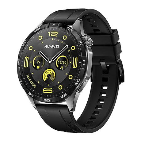 HUAWEI Watch GT 4 46mm Smartwatch, Up to 2 Weeks Battery Life, GNSS Positioning Five Dual-Band Systems, Scientifically Based Calorie Management Black 46mm Black Watch