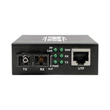 Tripp Lite Network Copper RJ45 Ethernet to Fiber SC Duplex Singlemode Cable Extender Converter, 1310nm Wavelength, Gigabit Network, Extend 12.4 Miles / 20 Km, 2-Year Warranty (N785-INT-SC-SM) Basic SC / Singlemode 1310nm