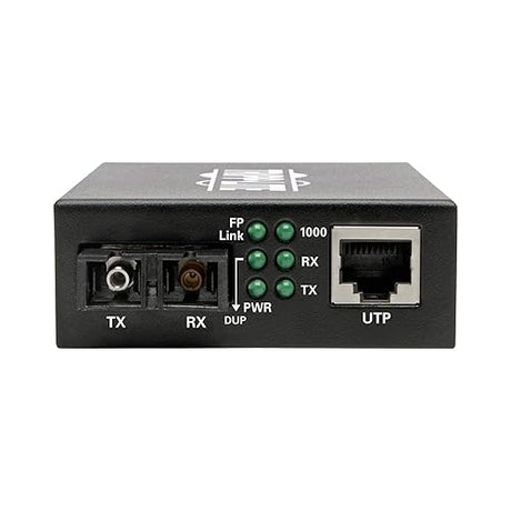 Tripp Lite Network Copper RJ45 Ethernet to Fiber SC Duplex Singlemode Cable Extender Converter, 1310nm Wavelength, Gigabit Network, Extend 12.4 Miles / 20 Km, 2-Year Warranty (N785-INT-SC-SM) Basic SC / Singlemode 1310nm
