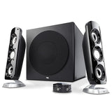 3pc 3.55mm 46w High Powered PC Satellite Speaker Syst 26w Subw