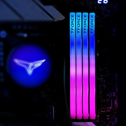 TEAMGROUP T-Force Delta RGB DDR5 32GB Kit (2x16GB) 6000MHz (PC5-48000) CL40 Desktop Memory Module Ram (White) for Z690 - FF4D532G6000HC38ADC01 32GB(2x16GB) DDR5 6000MHz 38-38-38-78 White