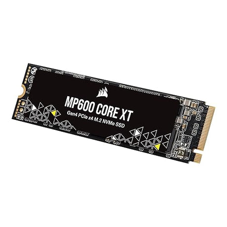 CORSAIR MP600 CORE XT 2TB M.2 PCIe Gen4 NVMe SSD – Up to 5900MB/s – QLC NAND – M.2 2280 – for PCIe 4.0 Notebooks and Desktops – Black 2TB MP600 CORE XT (Gen4)