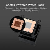 ASUS ROG RYUJIN III WB CPU Water Block - Intel® LGA 1700, 1200, 115X - AMD Socket AM4, AM5 – Asetek Copper Cold Plate – Black – 178 Micro-Cooling Fins – 3.5 Inch Full Color LCD Display