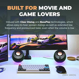 Creative Pebble 2.0 USB-Powered Desktop Speakers with Far-Field Drivers and Passive Radiators for Pcs and Laptops (Pebble Pro (White))