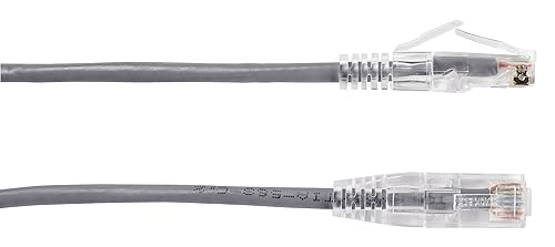 BLACK BOX C6APC28-GY-01 CAT6A 500-MHZ STRANDED ETHERNET PATCH CABLE - UNSHIELDED (UTP), CM PVC, SNAGLESS