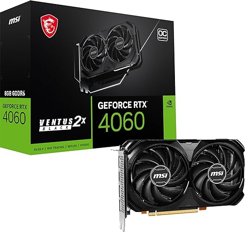 MSI Gaming GeForce RTX 4060 8GB GDRR6 128-Bit HDMI/DP Nvlink TORX