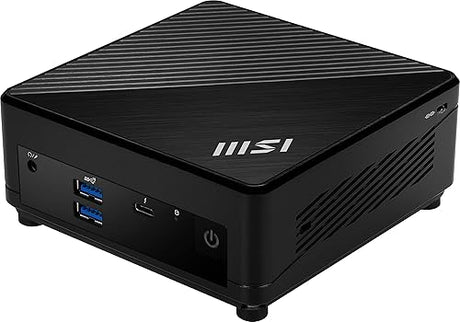MSI Cubi 5 Desktop: Intel Core i3-1215U, Intel UHD, 8GB Memory, 500GB SSD, WiFi 6E, Win 11 Pro: Black 12M-401US