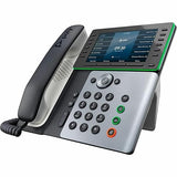 Poly Edge E550 IP Phone - Wired - NFC, Wi-Fi, Bluetooth - Desktop - VoIP - IEEE 802.11a/b/g/n - 2 x Network (RJ-45) - PoE Ports