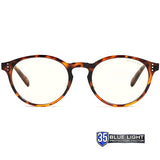 GUNNAR Reading Glasses/Attache - Patented Lens, Reduce Digital Eye Strain, Block Harmful Blue Light Clear Lens 2.0x Power