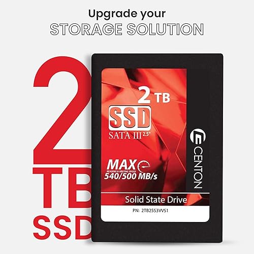 Centon MP Essential SSD 2TB SATA III 2.5 Inch Solid State Drive (S1-S3A-2T)