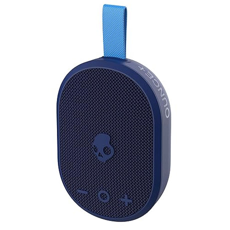 Skullcandy Ounce+ Wireless Bluetooth Speaker - IPX7 Waterproof Mini Portable Speaker with 16 Hour Battery, True Wireless Stereo, and Ballistic Nylon Carry Strap Navy