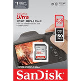 SanDisk 256GB Ultra UHS-I SDXC Memory Card, 150MB/s Read