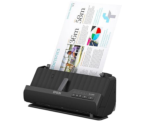 Epson Workforce ES-C320W Wireless Compact Desktop Document Scanner with 2-Sided Scanning and Auto Document Feeder (ADF) for PC and Mac
