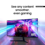 SAMSUNG 34 ViewFinity S50GC Series Ultra-WQHD Monitor, 100Hz, 5ms, HDR10, AMD FreeSync, Eye Care, Borderless Design, PIP, PBP, LS34C502GANXZA, 2023, Black 21:09 DP + HDMI only