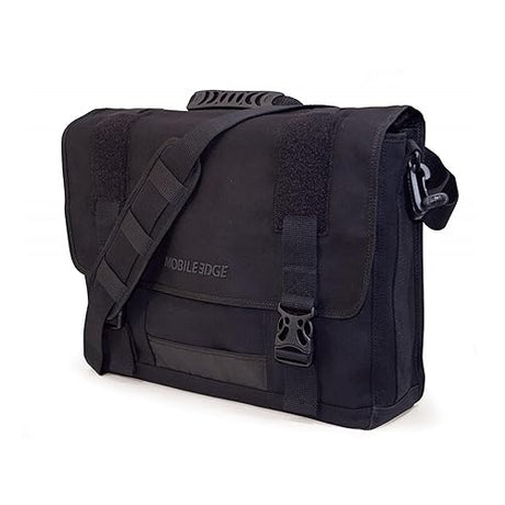 Mobile Edge MECME1 Eco-Friendly Canvas Messenger Bag (Black)