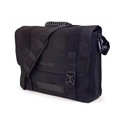 Mobile Edge MECME1 Eco-Friendly Canvas Messenger Bag (Black)