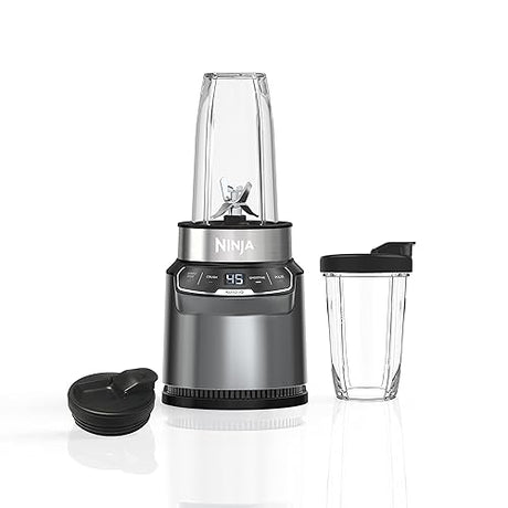 Ninja BN400C, Personal Nutri-Blender Pro with Auto-iQ Technology, Silver, 1000W
