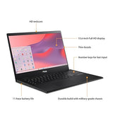 ASUS Chromebook CX1 Laptop, 15.6 Full HD NanoEdge Display, Intel Celeron N4500 Processor, 64GB eMMC Storage, 4GB RAM, Wi-Fi 6 ChromeOS, CX1500CKA-DH03-CB