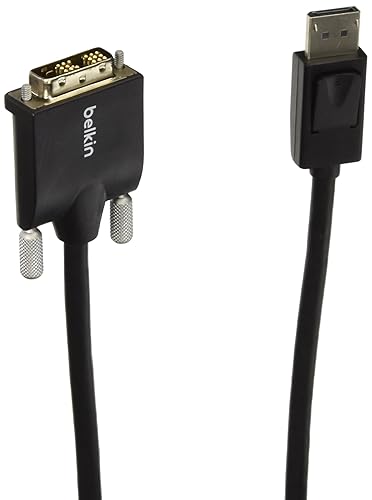 Belkin F2CD002b03-E DisplayPort-Male to DVI-D-Male Cable (3 Feet, Black)
