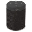 iLive Waterproof Fabric Wireless Speaker, 2.56 x 2.56 x 3.4 Inches, Built-in Rechargeable Battery, Black (ISBW108B)