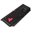 BLOODY B120 Turbo Illuminated Gaming Keyboard, Double-Secured Water Resistant Keyboard, Silicon Keys